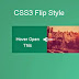 CSS3 Image or Card Flip Styles