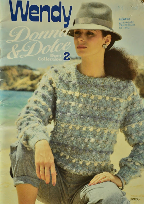 Vintage 1980s Wendy Lady's Bobble Sweater Knitting Pattern No 719