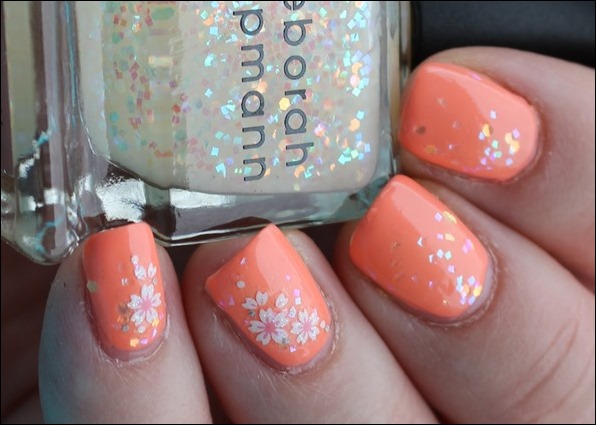 Soft Summer Blütensticker Deborah Lippmann Glitzer Stairway to Heaven 03