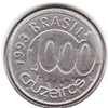 Third Cruzeiro- 1000 Cruzeiros coin 1992, 1993