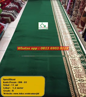 Harga Karpet Masjid Meteran di Solo 2018 - Hub: 081369030127 (WhatsApp/SMS/Telepon)