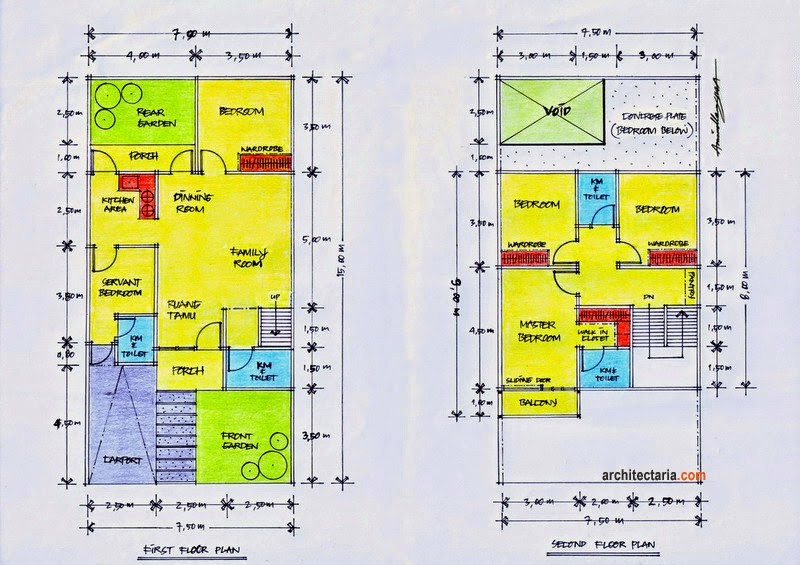  Desain  Rumah  Minimalis Ukuran 8 X  15 