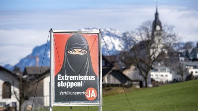 Die Schweiz verbietet das Tragen von Burka und Niqab an öffentlichen Orten