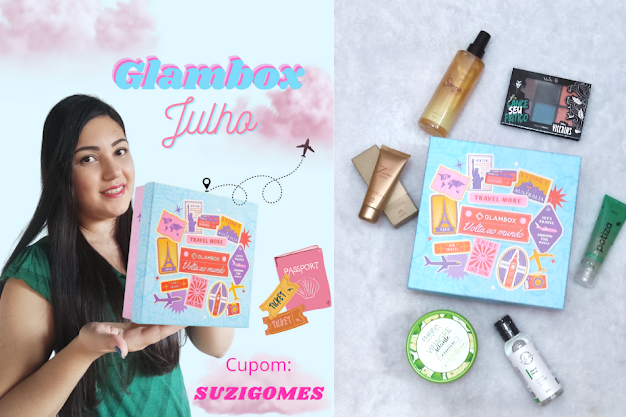 Glambox de Julho  Volta ao Mundo!