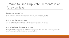 How to find duplicate elements in array in Java