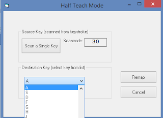 Easy way to remap keyboard keys -- array151