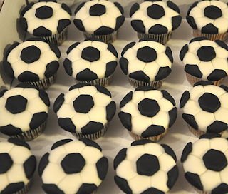 Soccer Ball Cupcake Toppers cakes birthday