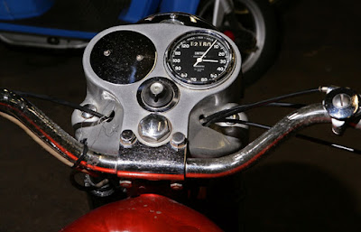 Royal Enfield dashboard with plug.