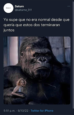 Meme de humor : King Kong