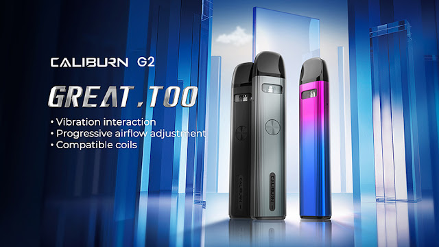Uwell Caliburn G2 Pod Kit CRC Version - Have a Unique Try!