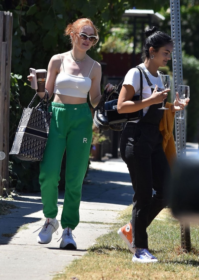 Camila Mendes and Madelaine Petsch Clicked Outside in Los Angeles 11 Aug -2020