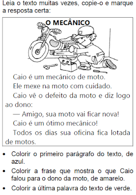 Texto O MECÂNICO