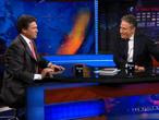 Rick Perry and Jon Stewart