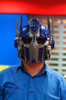 optimus prime helmet with voice changer