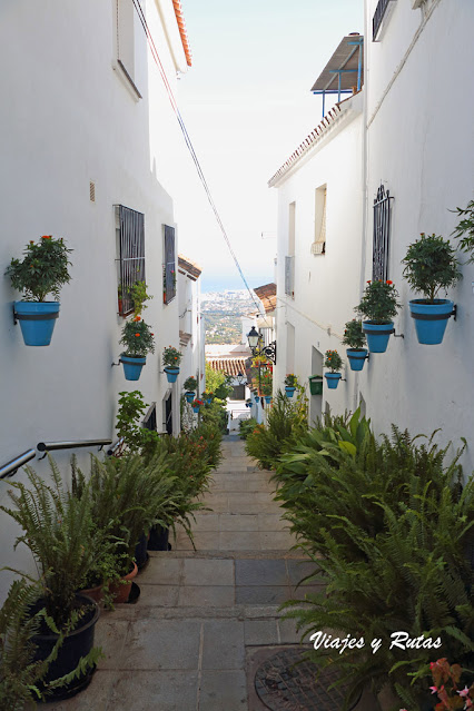 Callejón de los gitanos de Mijas