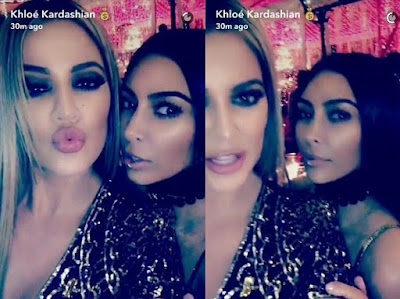 Kim Kardashian debuts lip ring at Kris Jenner's Christmas bash