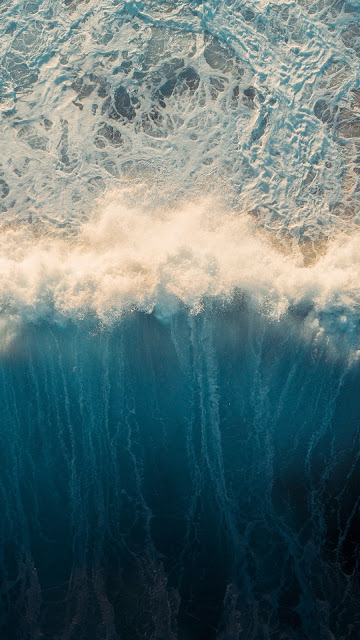 Drone Photography Ocean Waves iPhone