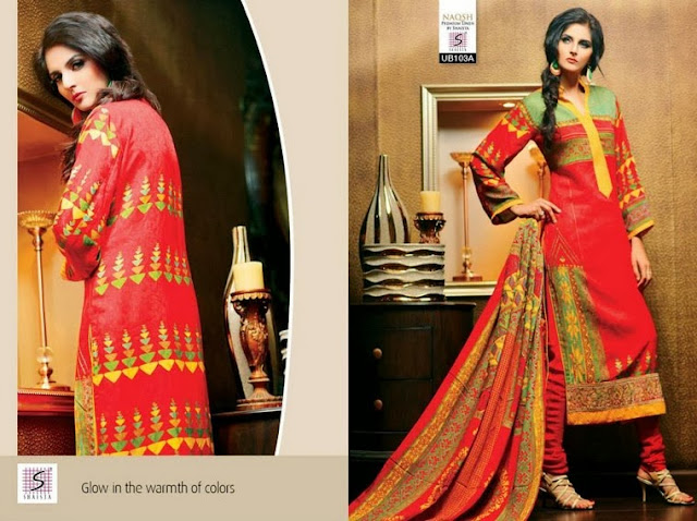 Naqash By Shaista Linen Collection 2013-12