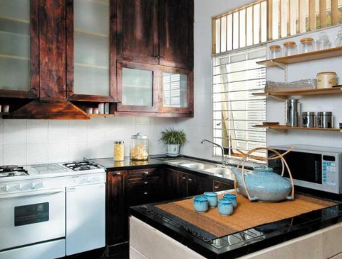 19 Desain Dapur  Minimalis  Bentuk U Motif Minimalis 