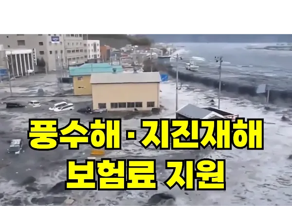풍수해·지진재해보험료 지원 제도