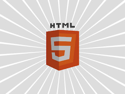 spinning html5 logo