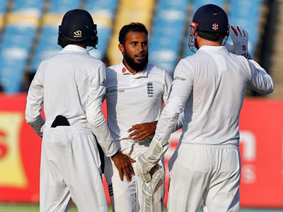 Adil Rashid Signed 12x8 Photograph England Cricket 