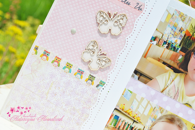 Podziękowanie dla Nauczyciela scrapbooking