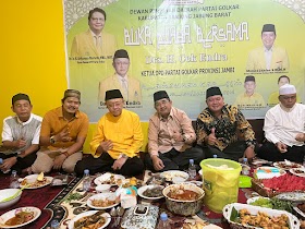 DPD Golkar Tanjab Barat Bukber dengan Cek Endra Sekaligus Berikan Bingkisan Kepada Pimpinan Kecamatan