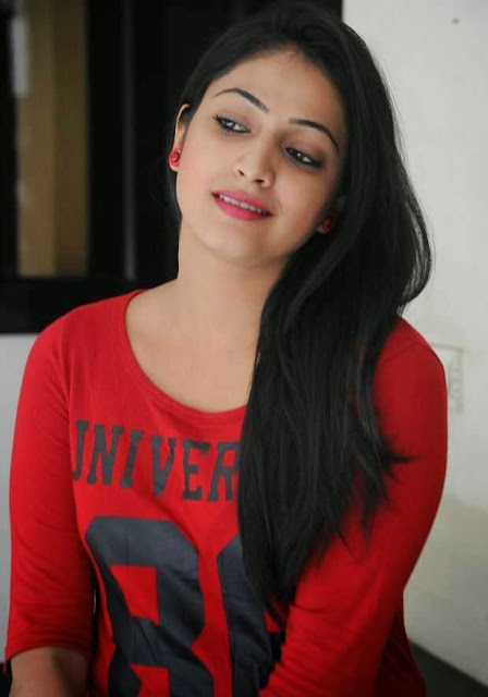 Hari Priya hot pics in red dress