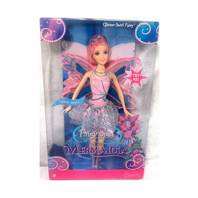 Poupée originale d'Elina modèle fée scintillante dans Barbie Fairytopia - Mermaidia.