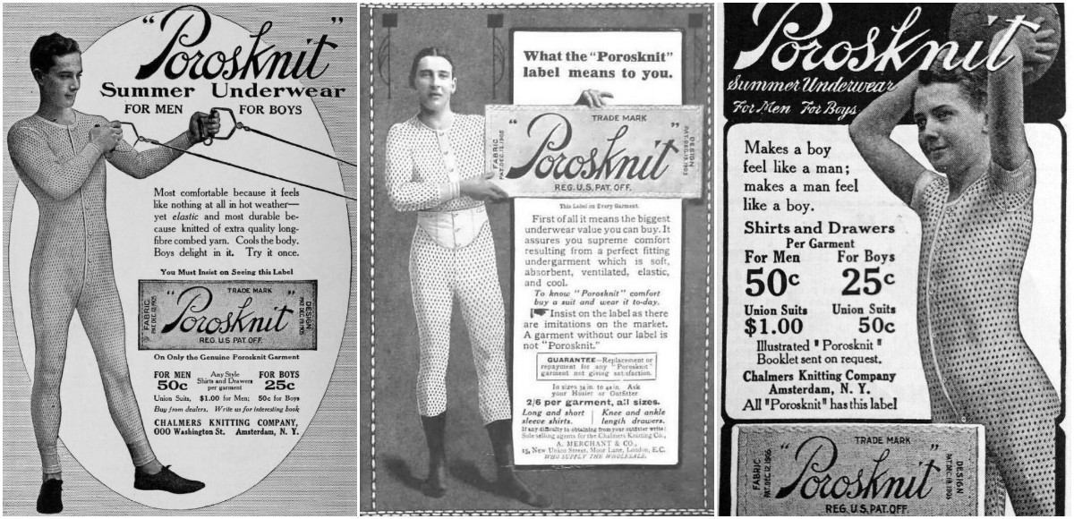 25 Vintage Advertisements for Porosknit Underwear for Men and Boys