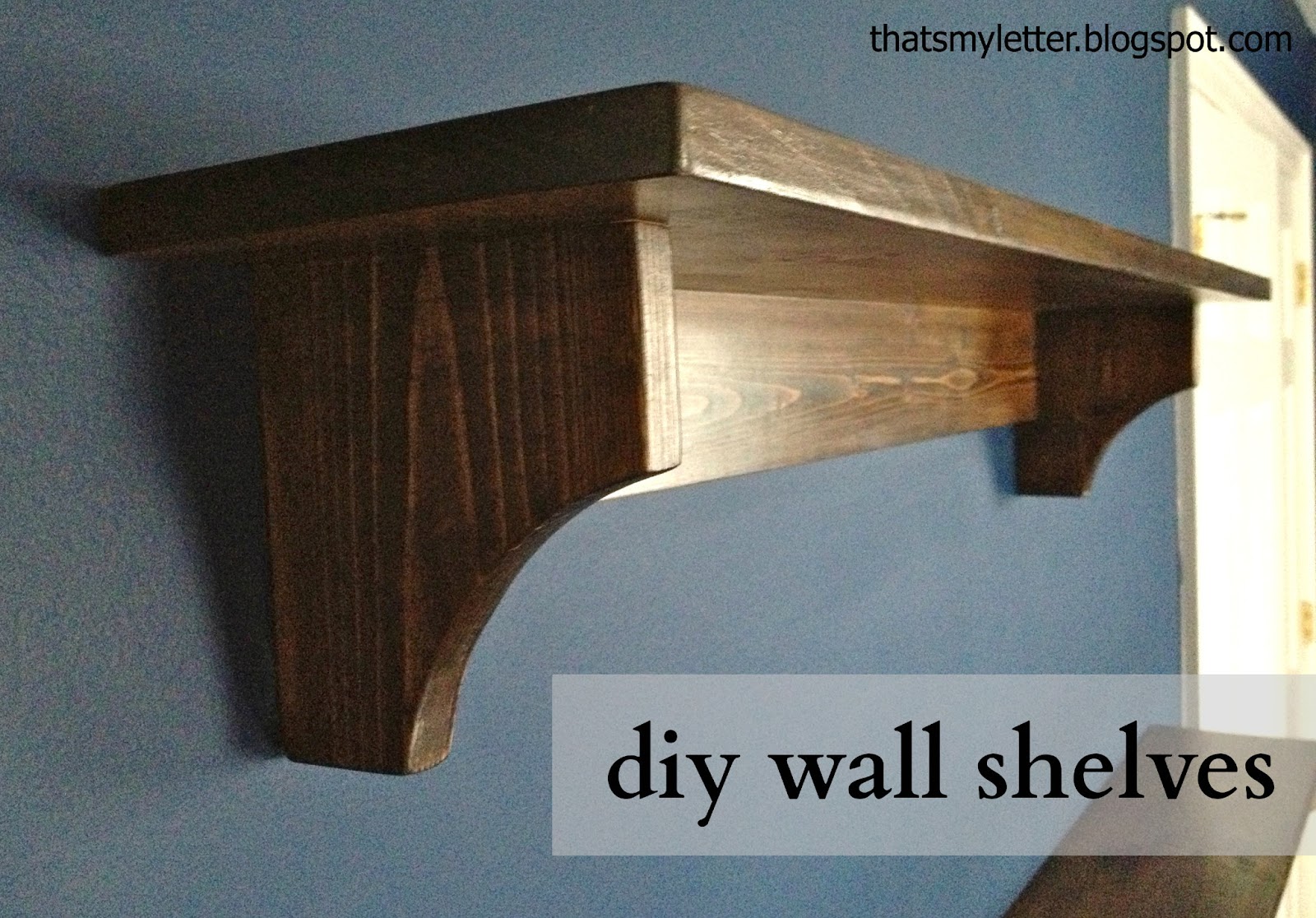 Build your own beautiful wall shelves to fit your space.