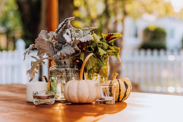 autumn centrepiece