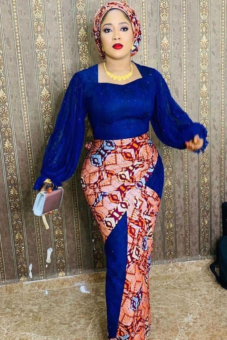 Dinkin doguwar riga (Ankara gown styles)