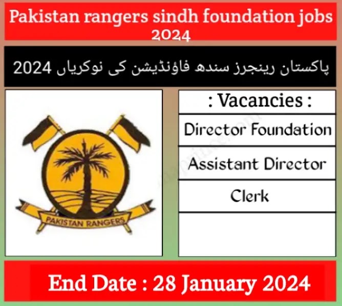 Pakistan rangers sindh foundation jobs 2024 Online Apply | Sindh Rangers Foundation Jobs in Karachi