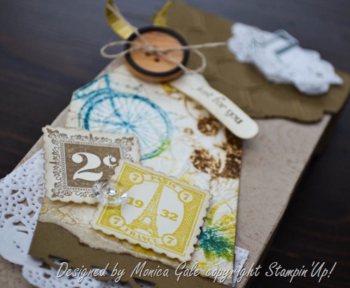 Stampin'Up!postage due box close up