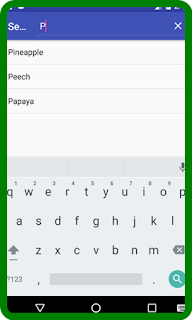 Android SearchView di ToolBar