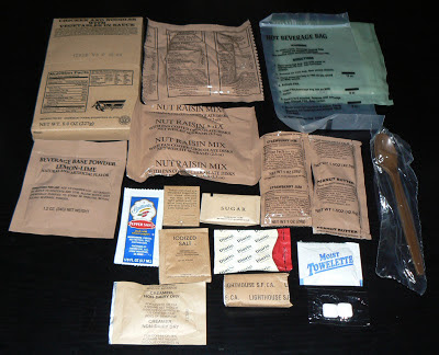 MRE Review: Menu 18, Chicken with Noodles: contents