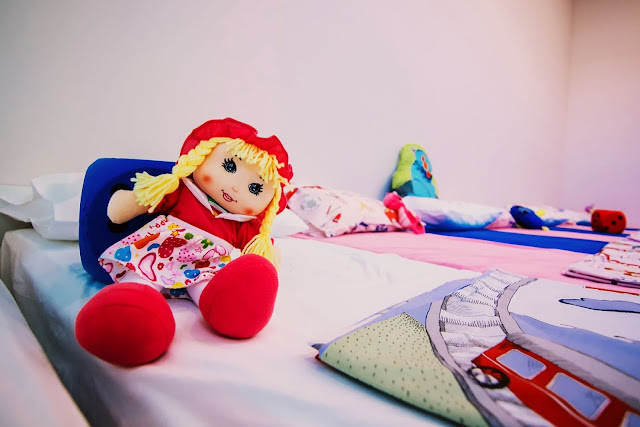 Δωμάτιο ύπνου με σύγχρονο εξοπλισμό στον Παιδικό σταθμό Κρανιδίου