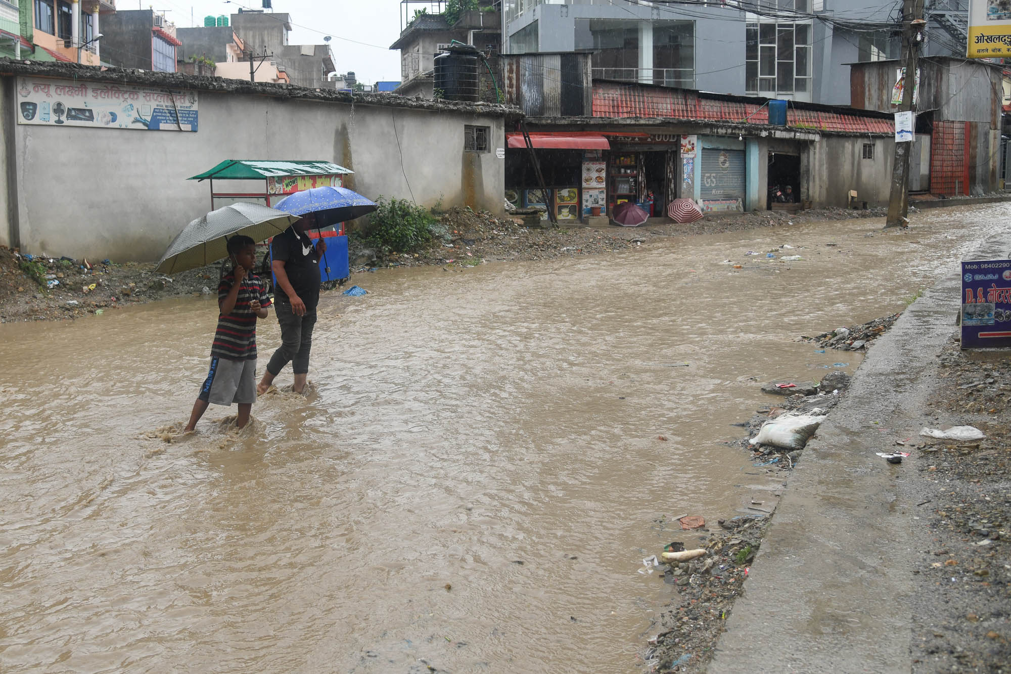 flooding in kathmandu - tramesh