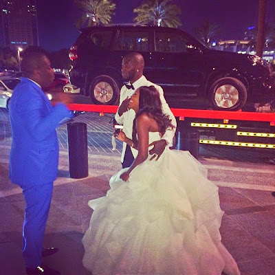  Don Jazzy Gives Tiwa Savage & Hubby Brand New SUV As Wedding Present (Photo)