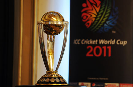 ICC Cricket World Cup Trophy 2011. World Cup Trophy 2011