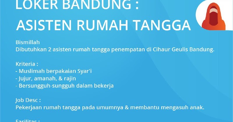 Lowongan Kerja Akhwat Bandung Sokopati Online