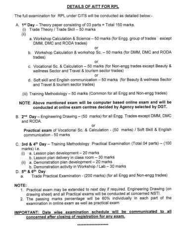 Details of AITT for RPL