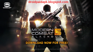 Modern Combat 5 Blackout V1.4.0k Apk + Obb Data