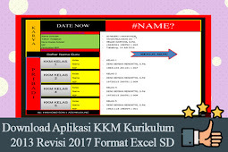 Download Aplikasi Kkm Kurikulum 2013 Revisi 2017 Format Excel Sd