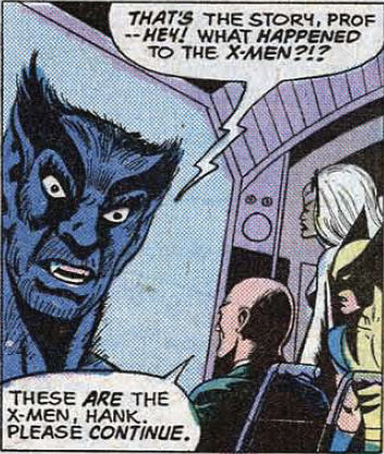  are established for the first time as he's seen flying the XMen's jet 