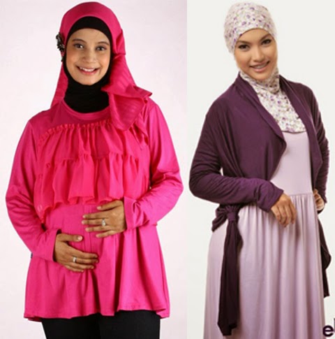 model baju hamil muslimah
