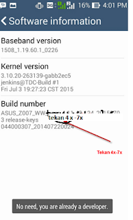 Cara Root Asus Zenfone C Z007 (4S ZC451CG) dengan pc