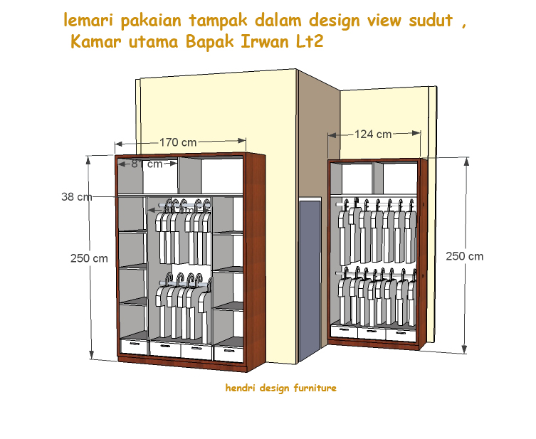 HENDRI DESIGN FURNITURE DEPOK Lemari  pakaian  anak